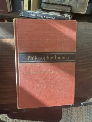 Item #1003 Philosophic Inquiry. Lewis White Beck