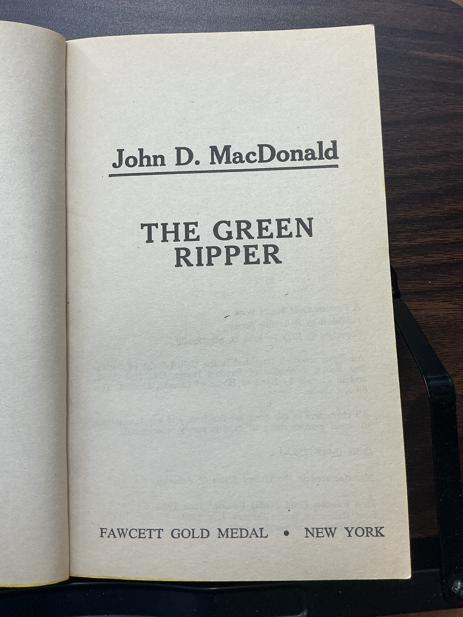 The Green Ripper | John D. MacDonald