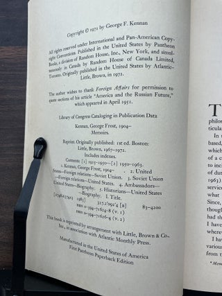 Memoirs 1950-1963