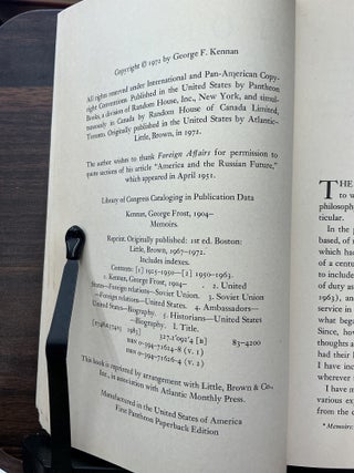 Memoirs 1950-1963