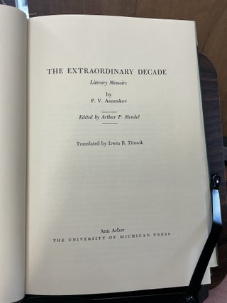 The Extraordinary Decade