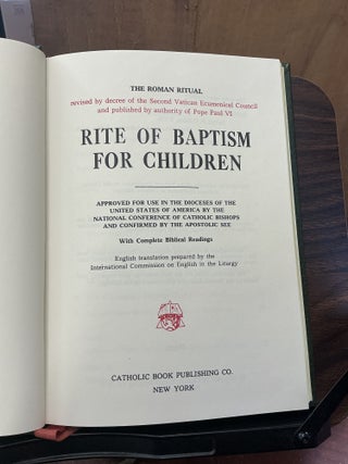 Rite Of Baptism For Children