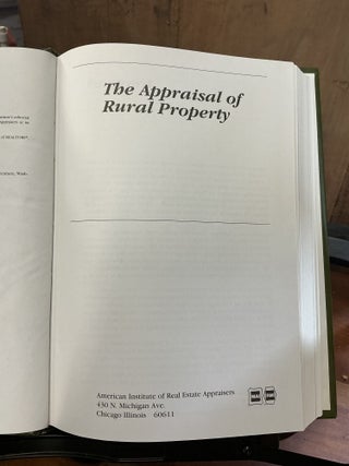 The Appraisal of Rural Property