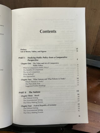 Policy and Politics in Six Nations