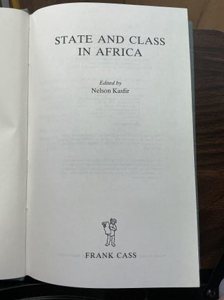 State And Class In Africa