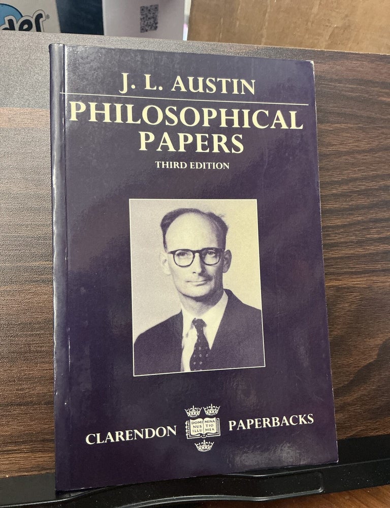 Item #1611 Philosophical Papers. J. L. Austin.