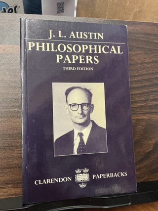 Item #1611 Philosophical Papers. J. L. Austin