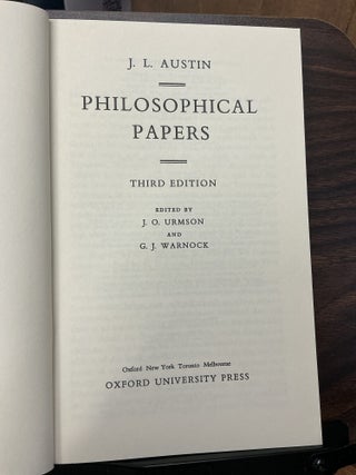 Philosophical Papers