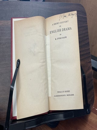 A Short History Of English Drama