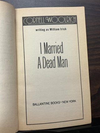 I Married A Dead Man