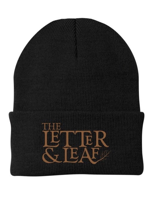 Item #180 Beanie. The Letter, Leaf.
