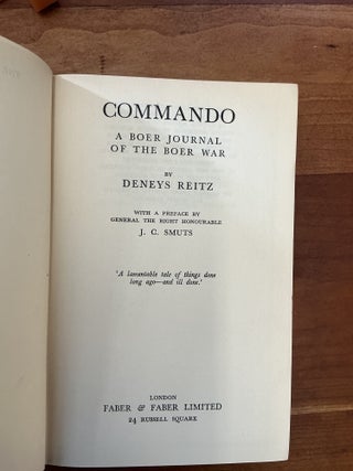 Commando: A Boer Journal of the Boer War