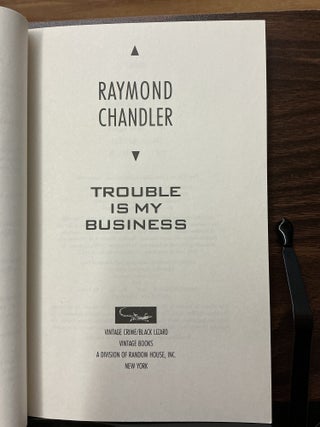 Trouble Is My Business