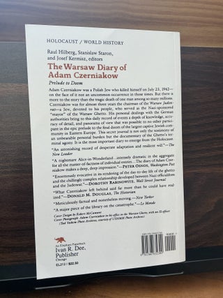 The Warsaw Diary of Adam Czerniakow