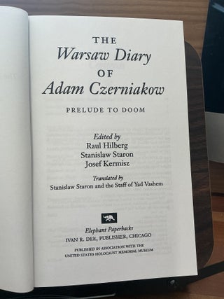 The Warsaw Diary of Adam Czerniakow