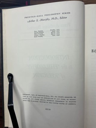 Introduction to the Philosophy of Religion