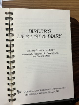 Birder's Life List & Diary