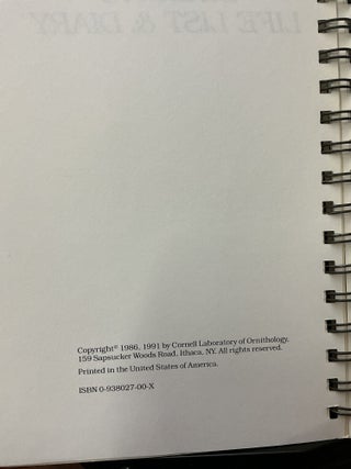 Birder's Life List & Diary